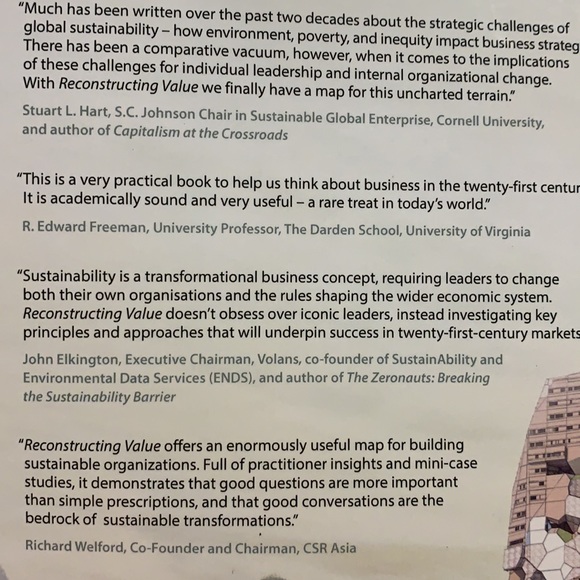 SALE!! Reconstructing Value. Business and sustainability.    3 - Picture 3 of 5